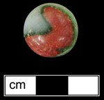 18BC27 -Machine made glass marbles, various types - from group shot above -  - click image to see larger view.